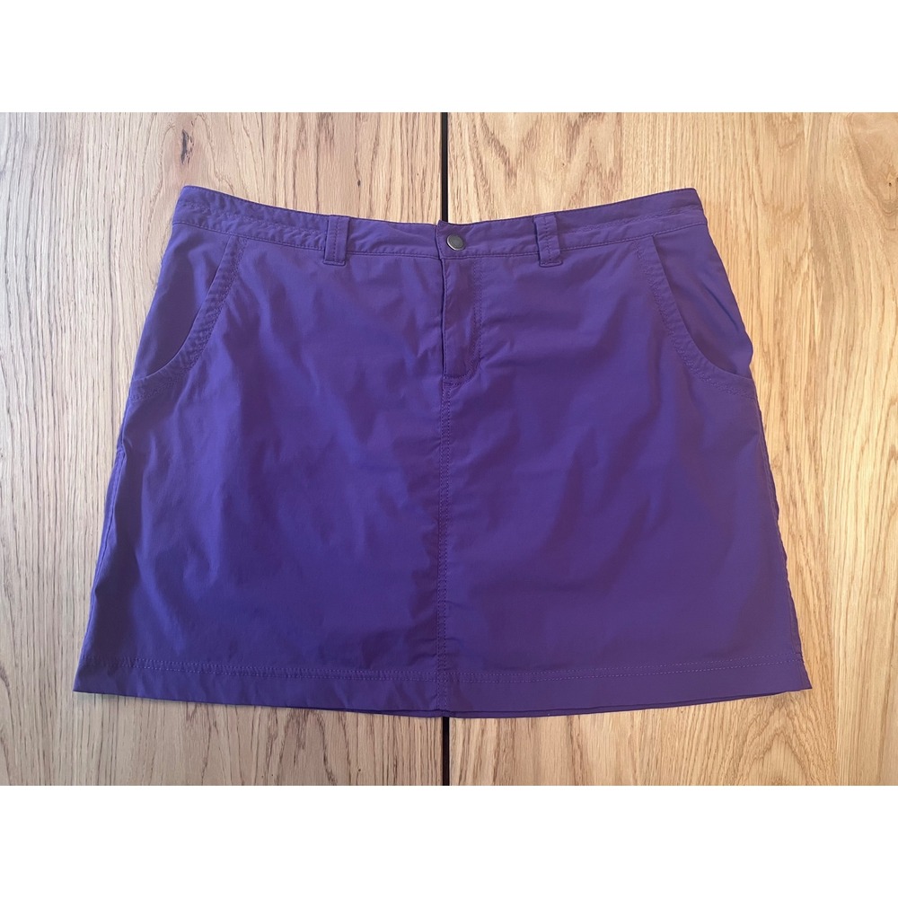 Eddie Bauer Skort for Women Size 14 Purple Hiking Golf Gorpcore Activewear Skirt